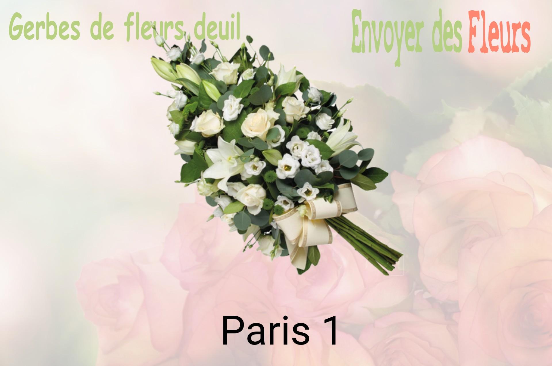Gerbe de fleurs de deuil livrée à Paris-1